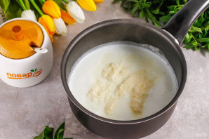 Карамельная панна-котта Карамельная панна-котта