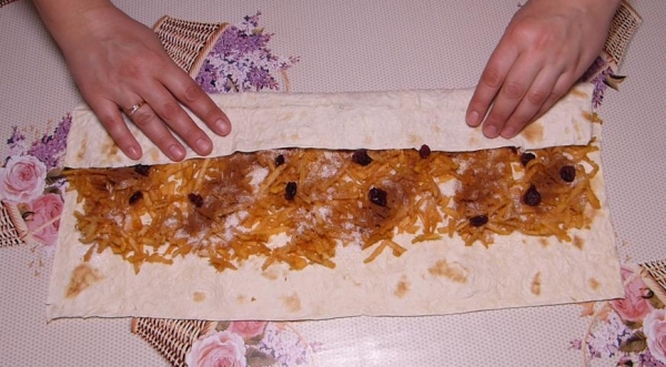 Лаваш с айвой, пошаговый рецепт с фото Лаваш с айвой, пошаговый рецепт с фото