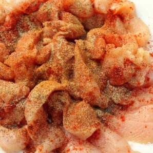 Куриное филе с фасолью Куриное филе с фасолью