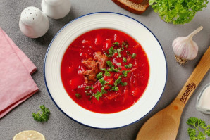 Борщ со свеклой без уксуса Борщ со свеклой без уксуса