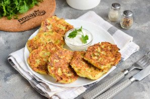 Драники из кабачков в духовке