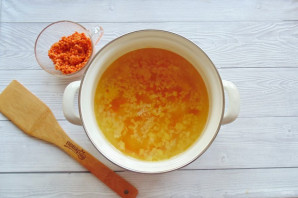 Суп с чечевицей и морковью Суп с чечевицей и морковью