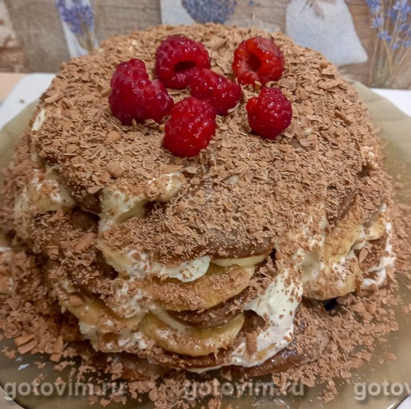 Торт из пряников «Банановый рай» Торт из пряников «Банановый рай»