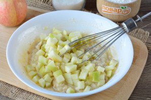 Овсяное печенье с творогом и яблоками Овсяное печенье с творогом и яблоками