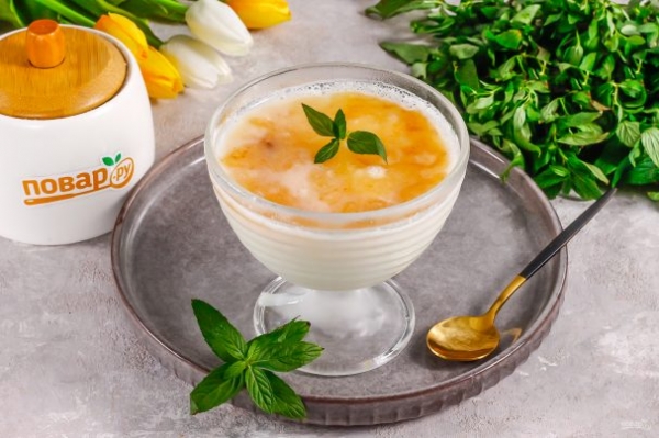 Карамельная панна-котта Карамельная панна-котта