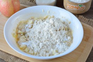 Овсяное печенье с творогом и яблоками Овсяное печенье с творогом и яблоками