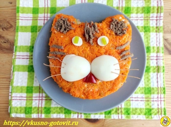 Салат на Новый Год 2022, новинки в виде Тигра. Вкусные салаты на новогодний стол
Салат на Новый Год 2022, новинки в виде Тигра. Вкусные салаты на новогодний стол