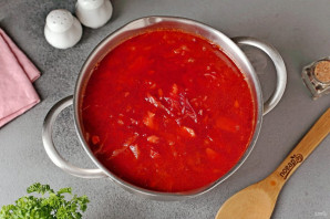 Борщ со свеклой без уксуса Борщ со свеклой без уксуса