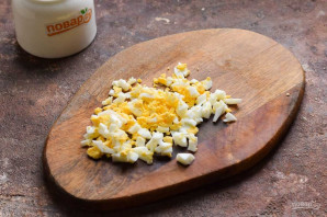 Салат из крабовых палочек без кукурузы Салат из крабовых палочек без кукурузы