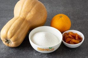 Варенье из тыквы с апельсином и курагой