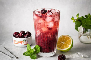 Мохито с ежевикой Мохито с ежевикой