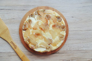 Творожная запеканка с бананом и яблоком Творожная запеканка с бананом и яблоком