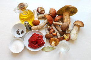 Грибы в томатном соусе на зиму Грибы в томатном соусе на зиму