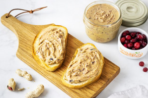 Арахисовая паста с клюквой Арахисовая паста с клюквой