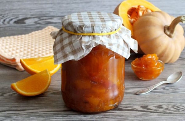 Варенье из тыквы с курагой и апельсином Варенье из тыквы с курагой и апельсином
