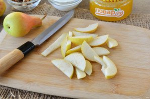 Салат из груши и банана