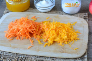 Салат из тыквы с яблоком и морковью