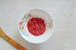 Вареники с замороженной клубникой