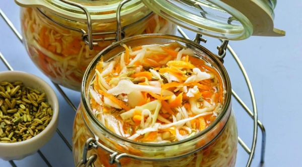 Квашеная капуста быстрого приготовления, пошаговый рецепт с фото