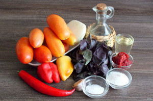 Соус "Суго" с базиликом на зиму