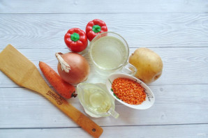 Суп с чечевицей и морковью Суп с чечевицей и морковью