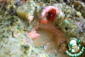 Лосось с овощами Лосось с овощами