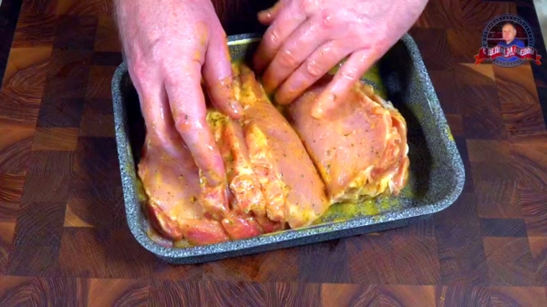 Мясо запеченное в горчице с медом по мюнхенски