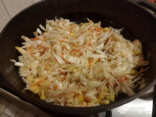 Рецепт: Ароматный суп-пюре - суп-пюре из квашеной капусты с кабачком Рецепт: Ароматный суп-пюре - суп-пюре из квашеной капусты с кабачком