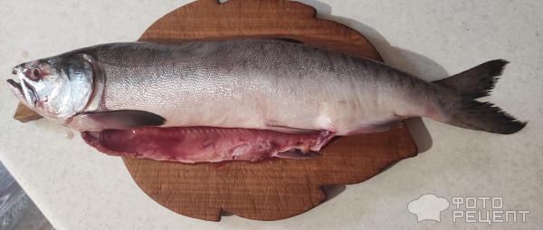 Рецепт: Домашняя соленая горбуша - Простой, но очень вкусный рецепт