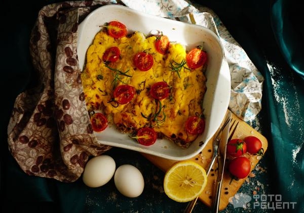 Рецепт: Хек под соусом сабайон - от Жени Клопотенко