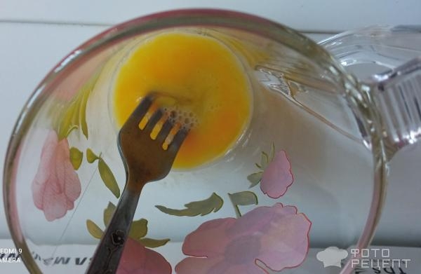 Рецепт: Кабачки жареные с яйцом - панированные в муке Рецепт: Кабачки жареные с яйцом - панированные в муке