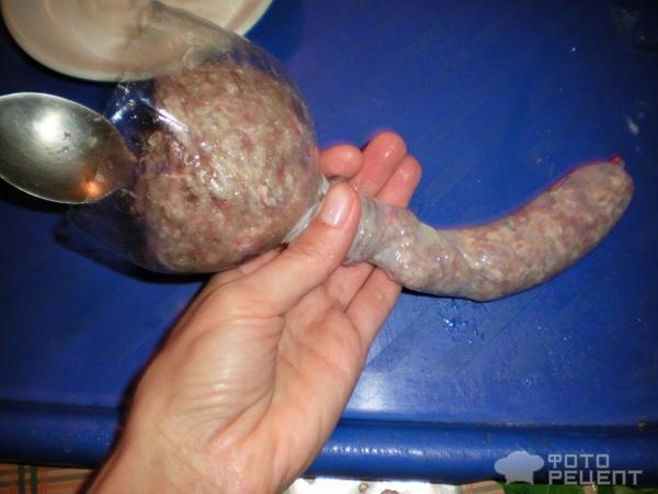 Рецепт: Купаты домашние - На сковороде!