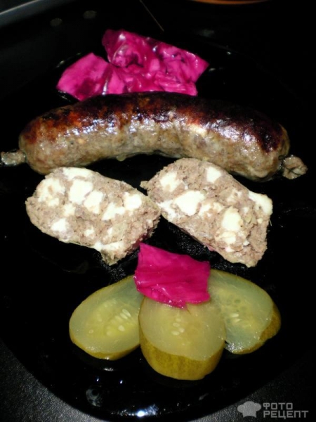 Рецепт: Купаты домашние - На сковороде!