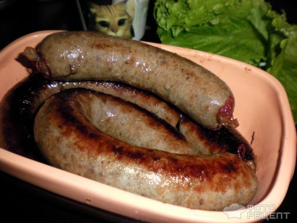 Рецепт: Купаты домашние - На сковороде!