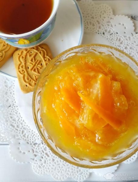 Рецепт: Мандариновое варенье - с новогодним запахом