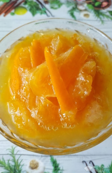 Рецепт: Мандариновое варенье - с новогодним запахом