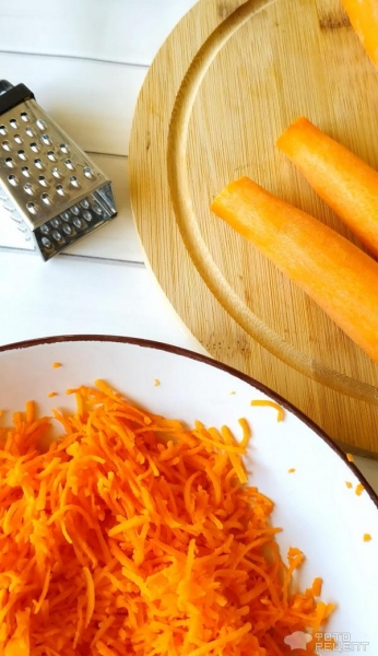 Рецепт: Морковные кексы - с чиз-кремом Рецепт: Морковные кексы - с чиз-кремом