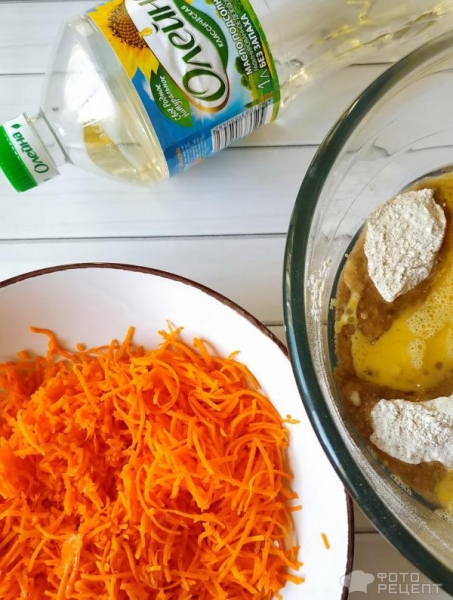 Рецепт: Морковные кексы - с чиз-кремом Рецепт: Морковные кексы - с чиз-кремом