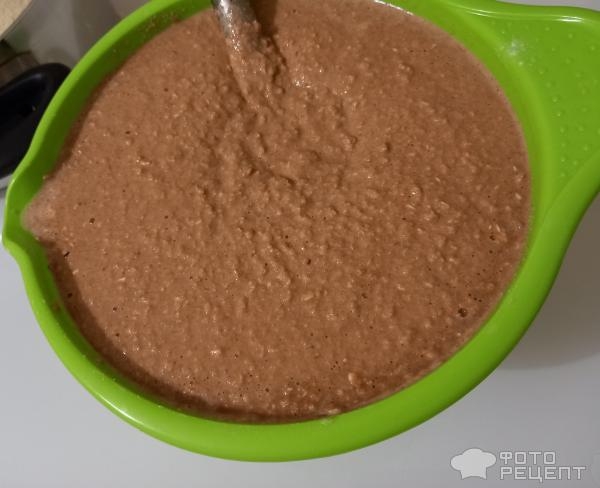 Рецепт: Овсяное печенье из мелких хлопьев - Очень шоколадное, тонкое хрустящее печенье