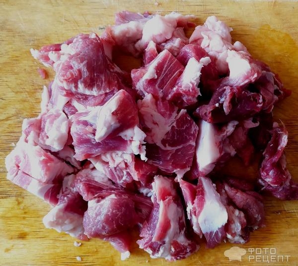 Рецепт: Свинина с кабачками - в духовке под фольгой. Рецепт: Свинина с кабачками - в духовке под фольгой.