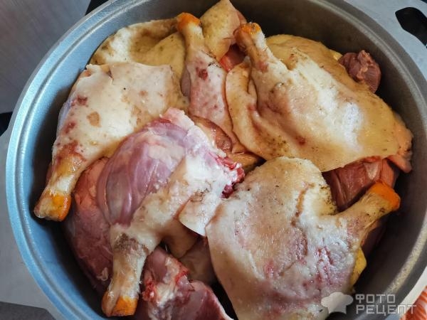 Рецепт: Утиное конфи - Тушенка из утки. Рецепт: Утиное конфи - Тушенка из утки.