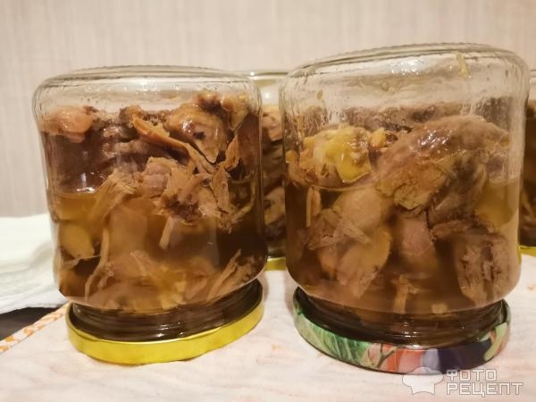 Рецепт: Утиное конфи - Тушенка из утки. Рецепт: Утиное конфи - Тушенка из утки.