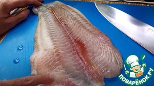 Шашлык из пангасиуса в духовке