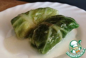 Щука (судак) в листьях савойской капусты Щука (судак) в листьях савойской капусты