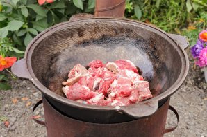 Шурпа на костре