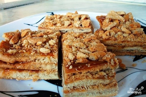 Пирожное с варёной сгущёнкой Пирожное с варёной сгущёнкой