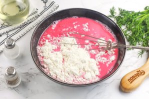 Блины с селедкой