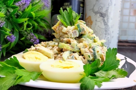 Вкусный салат с тунцом Вкусный салат с тунцом