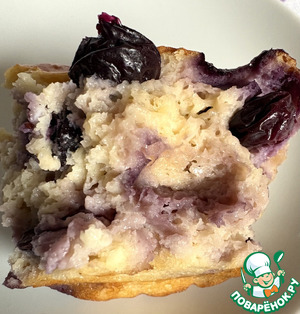 Творожно-миндальные маффины с ягодами