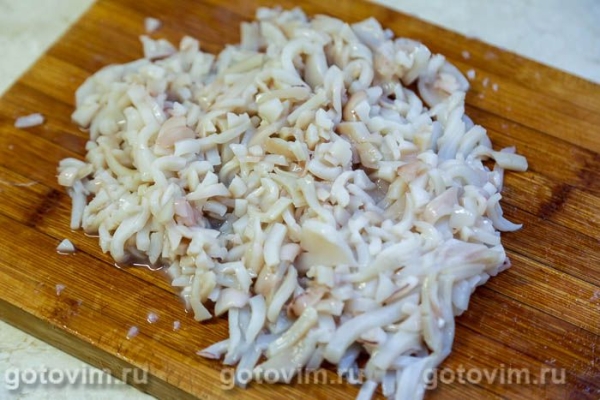 Чебуреки с кальмарами и яйцом Чебуреки с кальмарами и яйцом